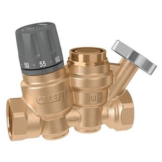 Caleffi Regulador Termost&aacute;tico Para Circuitos De Recirculaci&oacute;n De Agua Caliente Sanitaria Caleffi 1162 3/4