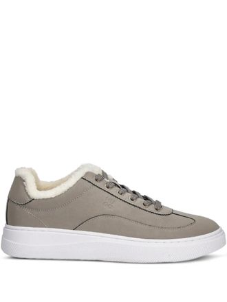 HUGO BOSS Lyzz sneakers - women - Fabric/Sheep Skin/Shearling/Rubber - 37 - Grey