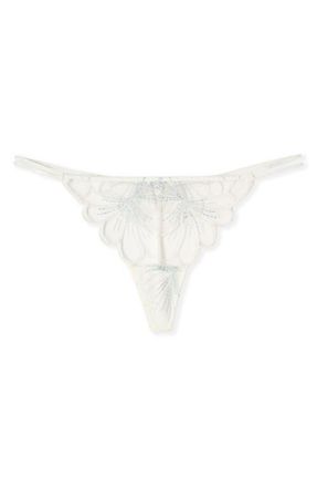 Etam Camelia G-String in White at Nordstrom, Size Xx-Small