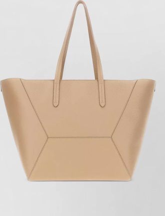 Brunello Cucinelli leather bc duo shoulder shopping bag