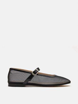 Le Monde Beryl Womens Mesh Mary Jane Shoes In Black