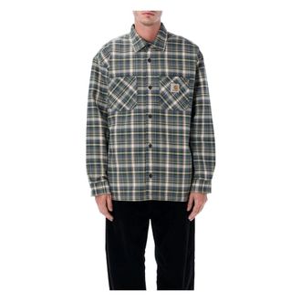Carhartt Work in Progress Carhartt Wip, Casual Shirts, male, Multicolor, Size: S Cronyn Shirt Jacket