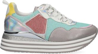 Renato Garini Womens Comfort Fashion Sneaker In Blue