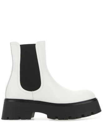 Alexander McQueen Stivali - Bianco