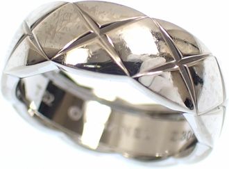Chanel White Gold (18K) Band Ring (Pre-Owned)
