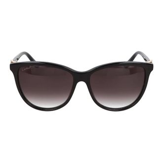 Cartier Sunglasses, unisex, Black, Size: 56 MM Cat Eye Sunglasses