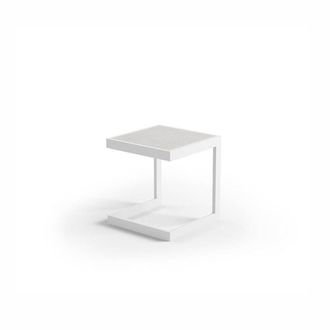 OEM Mesa De Jard&iacute;n Granada 40x40 Zumm Aluminio Blanco Homms