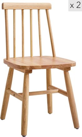 Nordlys Set 2 sillas para niños en madera