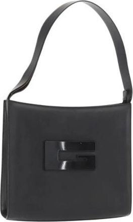 Gucci Pre-owned Vintage Schoudertas - Dames - Vintage Schoudertas - Zwart - ONE Size - Leer - Vintage