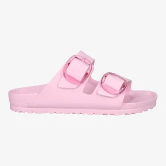 Birkenstock Womens Arizona Big Buckle Eva Sandal In Fondant Pink
