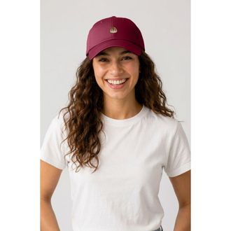 Dalix Sourdough Dad Cap in Maroon at Nordstrom