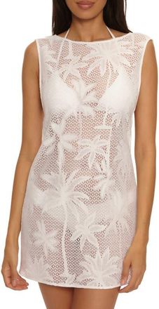 BECCA by Rebecca Virtue Palm Island Multifilt Cover-Up Dress in White at Nordstrom, Size Medium