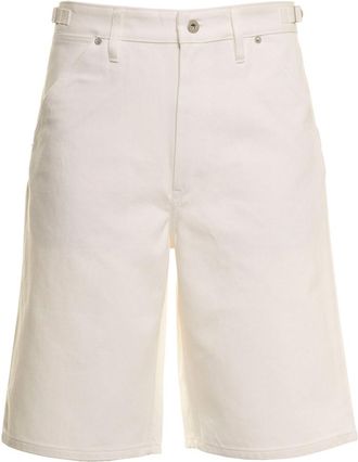 Jil Sander Off White Solid Shorts