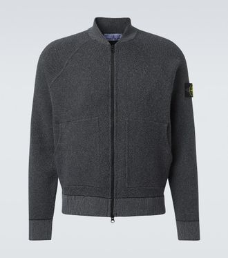 Stone Island Cotton-blend cardigan