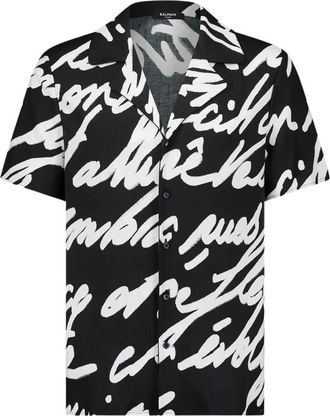 Balmain Hombre, Camisas, Negro, Talla: L