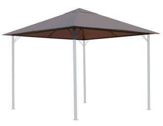 Quick-Star Quick-star - Ersatzdach 250g Garten Pavillon 3x3m Taupe / Beigegrau Ral 7006 Antik Pavillondach Ersatzbezug