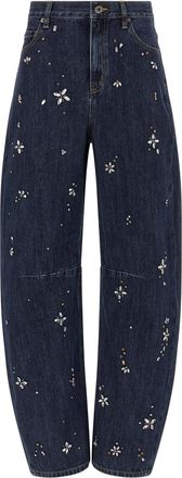 Self Portrait barrel Leg Jeans