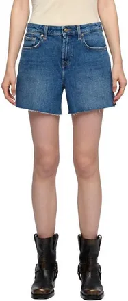 7 For All Mankind Monroe Long Denim Shorts in Explorer at Nordstrom, Size 28