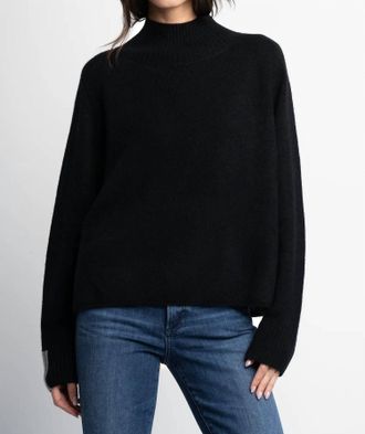 Lisa Todd Speakeasy Sweater In Onyx