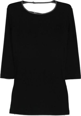 Iro Thanya Ribgebreide Trui - Dames - Longsleeves - Zwart - L - Tops