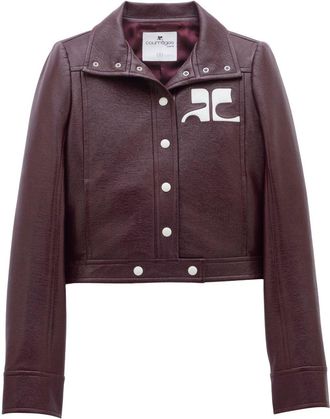 Courrèges Crop Vinyl Puffer Jacket - Black from $1,552.00