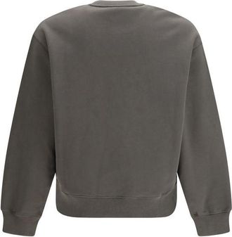 Maison Kitsun&eacute; Cotton Crew Neck Sweatshirt - Gray