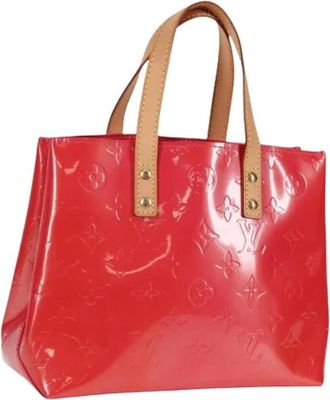 Louis Vuitton Pre-owned Handbags, female, Red, Size: ONE SIZE Pre-owned Fran Boise Patent Leather Hand Bag
