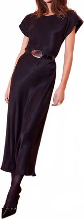 Fifteen Twenty Emmeline Bias Dress In Black