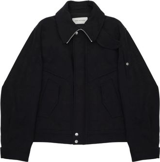Dries Van Noten Vince Jacket - Heren - Jassen - Zwart - Maat: M Katoen