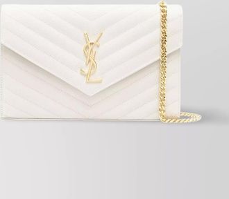 Saint Laurent cassandre leather clutch bag