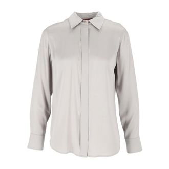 Max Mara Camisa Xero - Blouses & Shirts - Mujer - Gris - XS