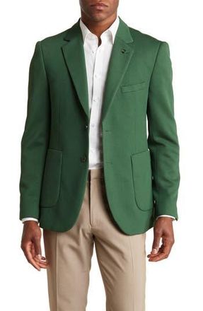 Tom Baine Performance Two-Button Waffle Sport Coat in Hunter Green at Nordstrom Rack, Size Medium
