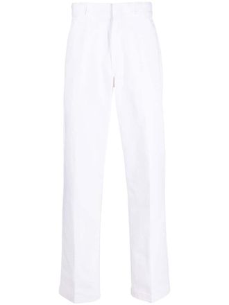 Dickies rear logo-patch trousers - men - Polyester/Polyester/Cotton/Cotton - 30 - White