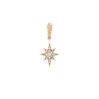David Yurman North Star Amulet Pendant Pendant & Charms 18K Yellow Gold with Diamonds