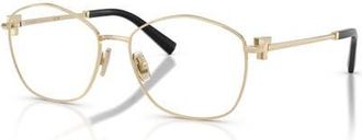 Tiffany & Co. 53mm Irregular optical glasses in Gold at Nordstrom