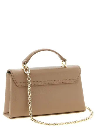 Furla 1927 Mini Top Handle Bag - Beige