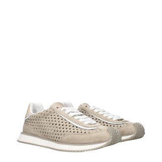 Dolce & Gabbana Perforated Mesh Sneaker - Beige