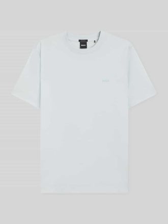 HUGO BOSS Regular Fit T-Shirt aus reiner Baumwolle Modell THOMPSON in Hellblau, Gr&ouml;&szlig;e XXXL