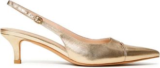 Twin-Set Pointed Sling Back Low Heel