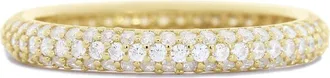 The Lovery Triple Row CZ Band in Gold at Nordstrom, Size 6