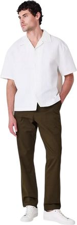 Ted Baker Haydae rechte chino voor heren (Kaki Bruin)