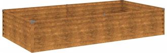 vidaXL Garden Raised Bed 195x100x36 cm Corten Steel Vidaxl
