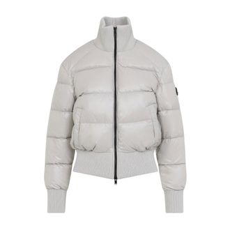 Moose Knuckles Queens Down Bomber - Jackets - Mujer - Gris - XS