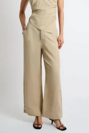 Onia Paperbag Trousers In Jute