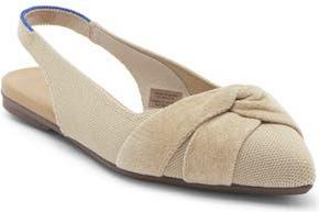 Rothy's The Twist Point Slingback in Brioche at Nordstrom Rack, Size 6.5
