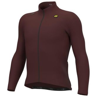 Al&eacute; R-EV1 Warm Race L/S Jersey Velotrikot f&uuml;r Herren | braun