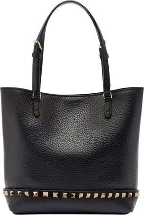 Valentino Garavani Black Rockstud Small Tote