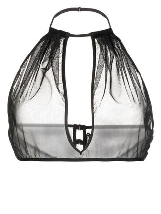 Tom Ford Cropped haltertop - Zwart