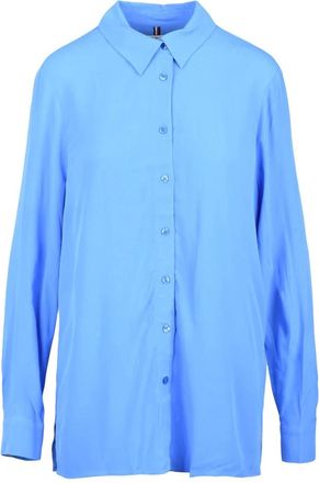 Tommy Hilfiger Overhemden, Dames, Blauw, 3Xs, Shirt