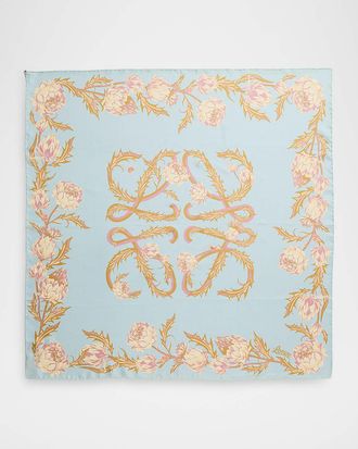 Loewe x Paula & apos;s Ibiza Anagram Cotton Scarf